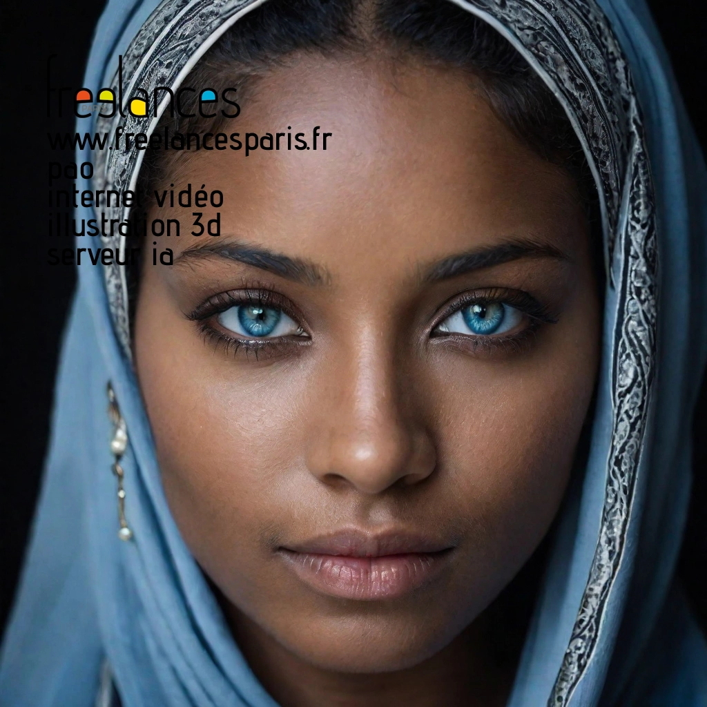 Pao mise en page internet vidéo illustration 3d serveur IA générative AI freelance paris studio de création magazines 731n6y00